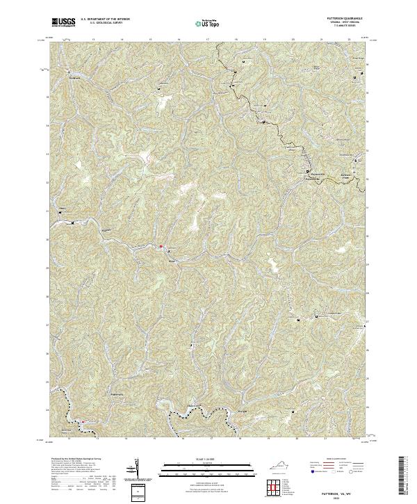 USGS Topographic Map – Patterson