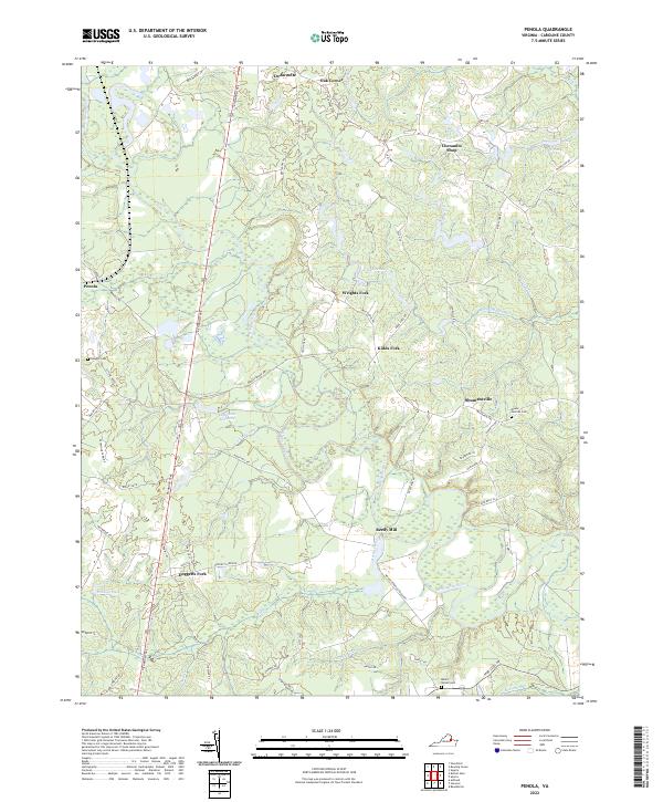 USGS Topographic Map – Penola