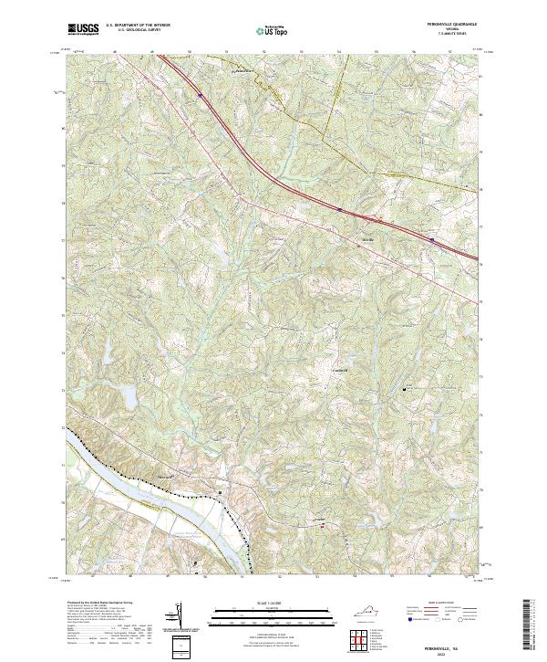 USGS Topographic Map – Perkinsville