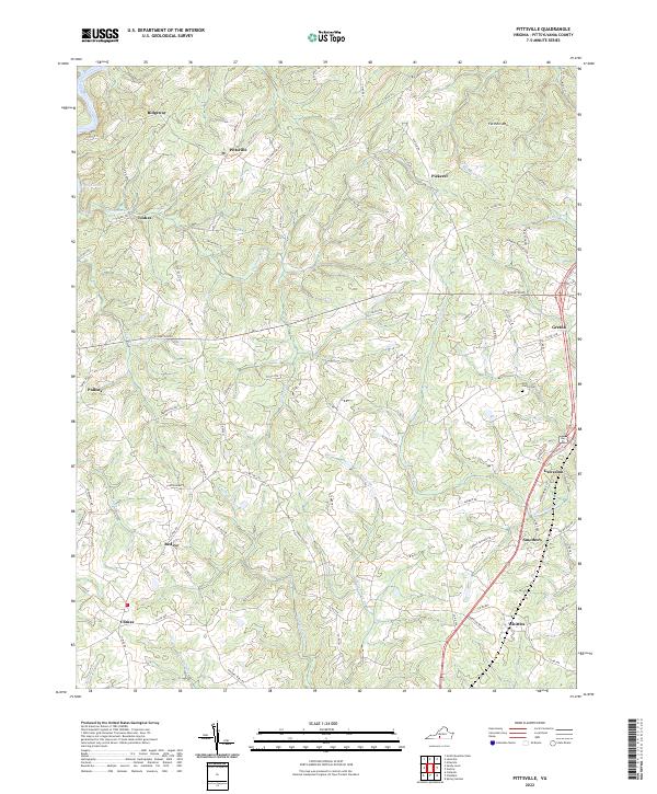 USGS Topographic Map – Pittsville