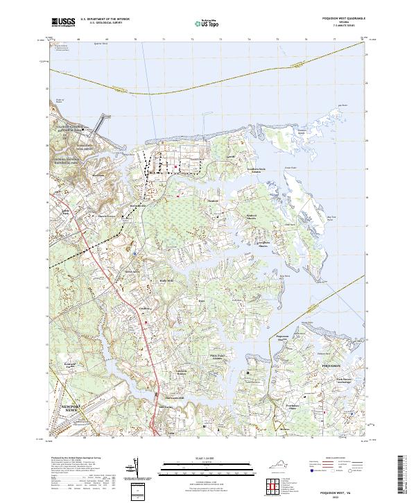 USGS Topographic Map – Poquoson West