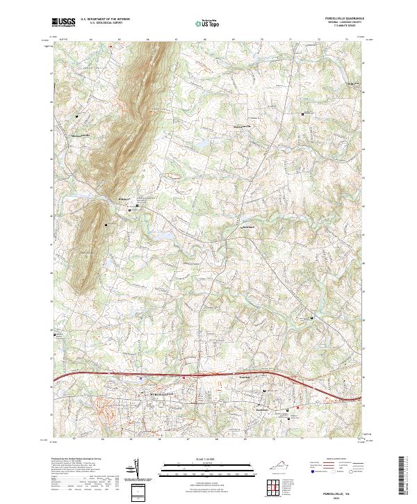 USGS Topographic Map – Purcellville