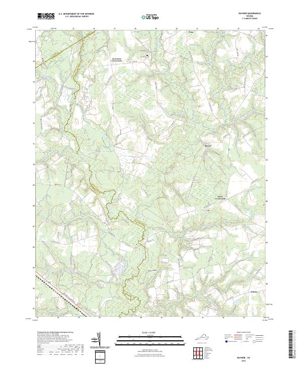 USGS Topographic Map – Raynor