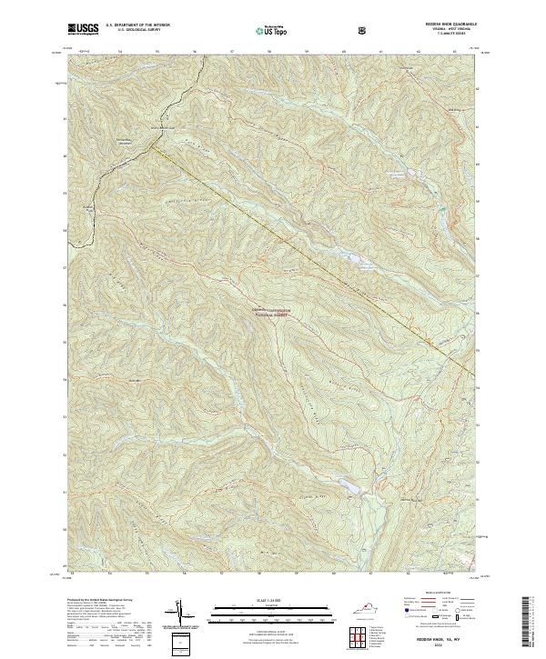 USGS Topographic Map – Reddish Knob