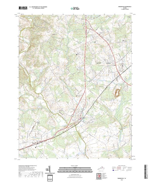 USGS Topographic Map – Remington