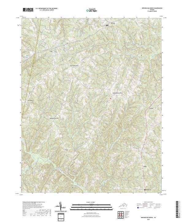 USGS Topographic Map – Republican Grove