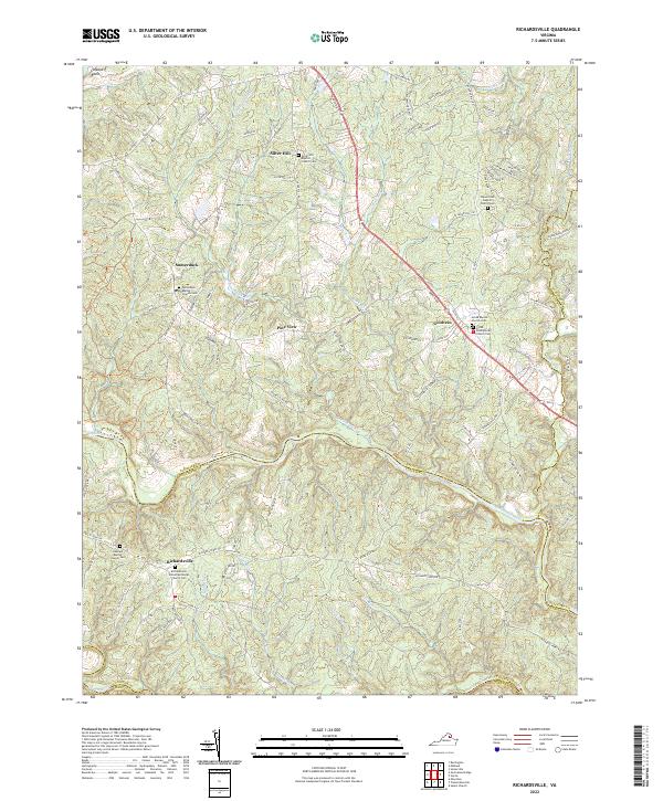 USGS Topographic Map – Richardsville