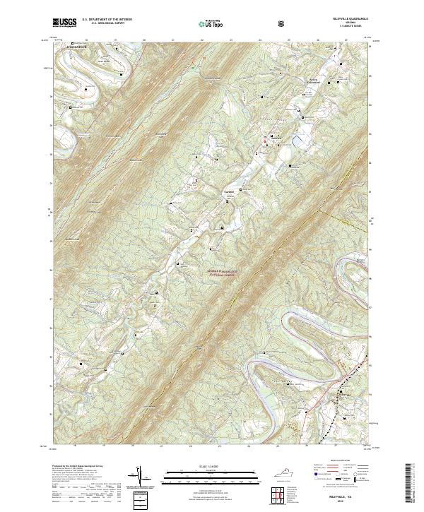 USGS Topographic Map – Rileyville