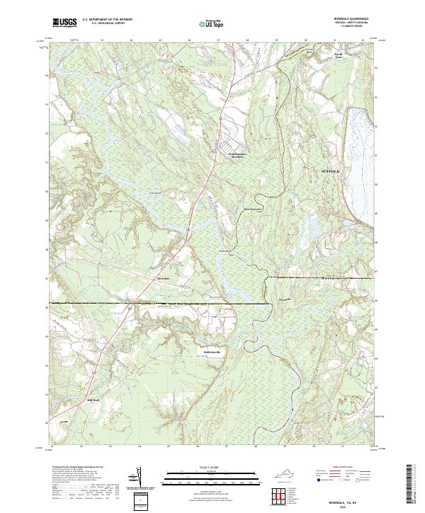 USGS Topographic Map – Riverdale