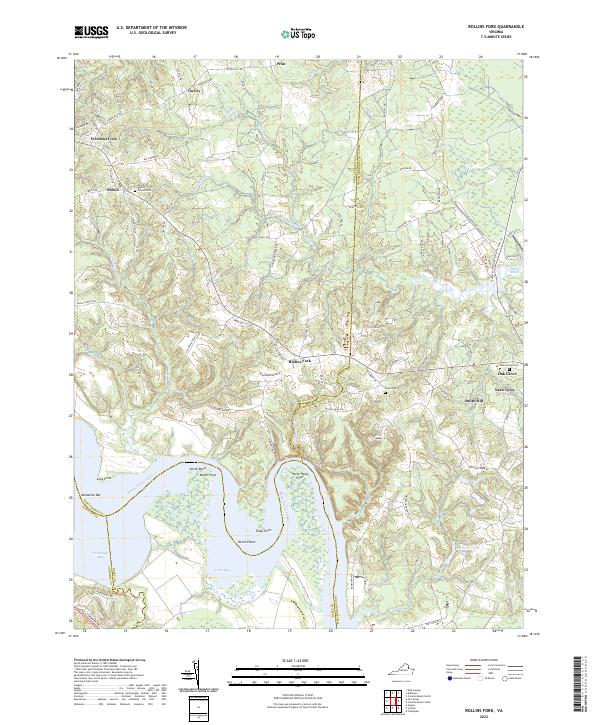 USGS Topographic Map – Rollins Fork