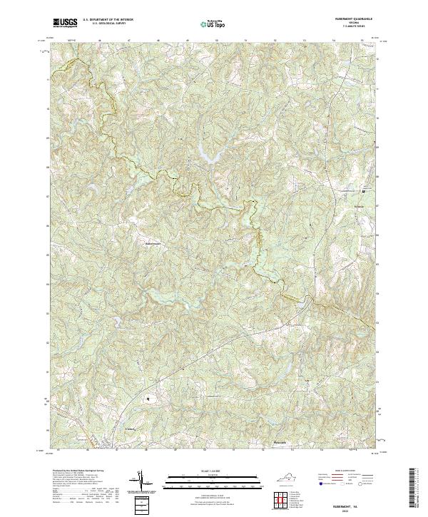 USGS Topographic Map – Rubermont