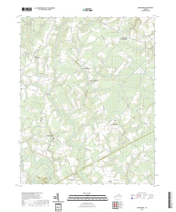 USGS Topographic Map – Runnymede