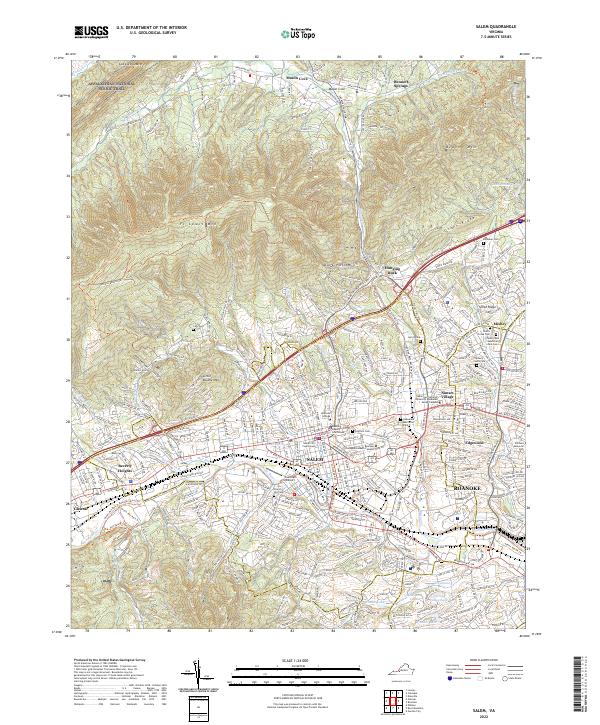 USGS Topographic Map – Salem
