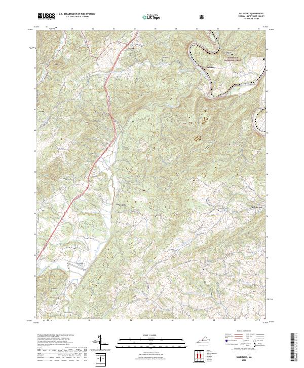 USGS Topographic Map – Salisbury