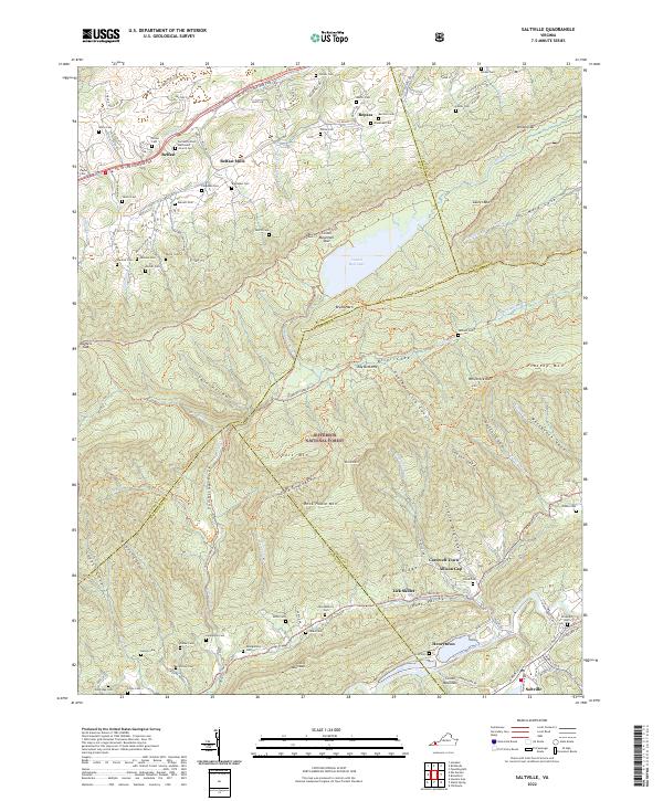 USGS Topographic Map – Saltville