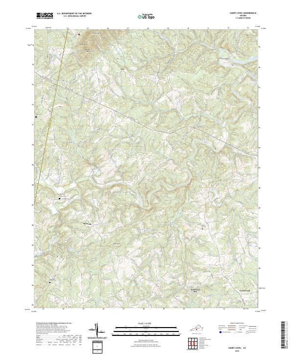 USGS Topographic Map – Sandy Level