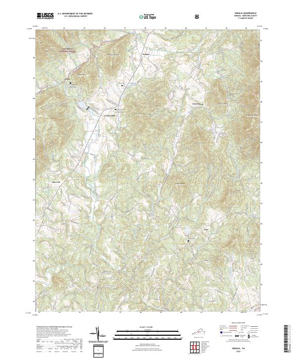 USGS Topographic Map – Sedalia