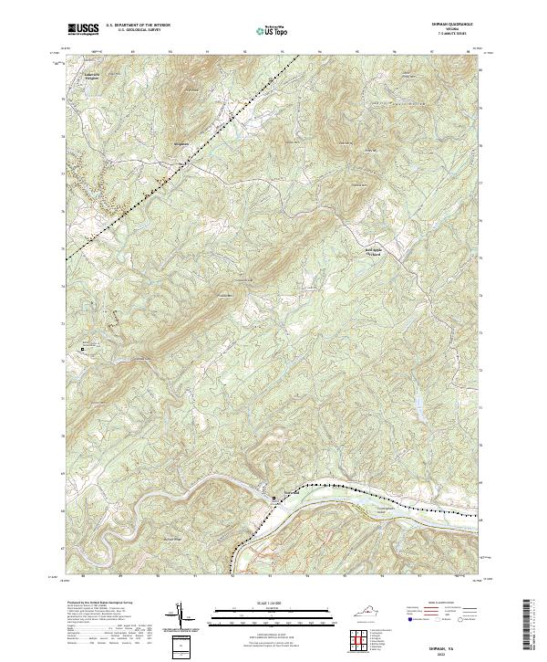 USGS Topographic Map – Shipman