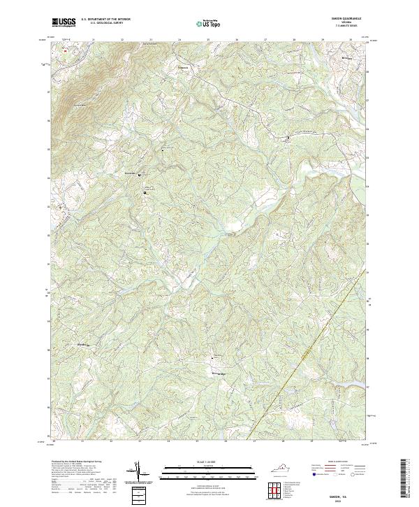 USGS Topographic Map – Simeon