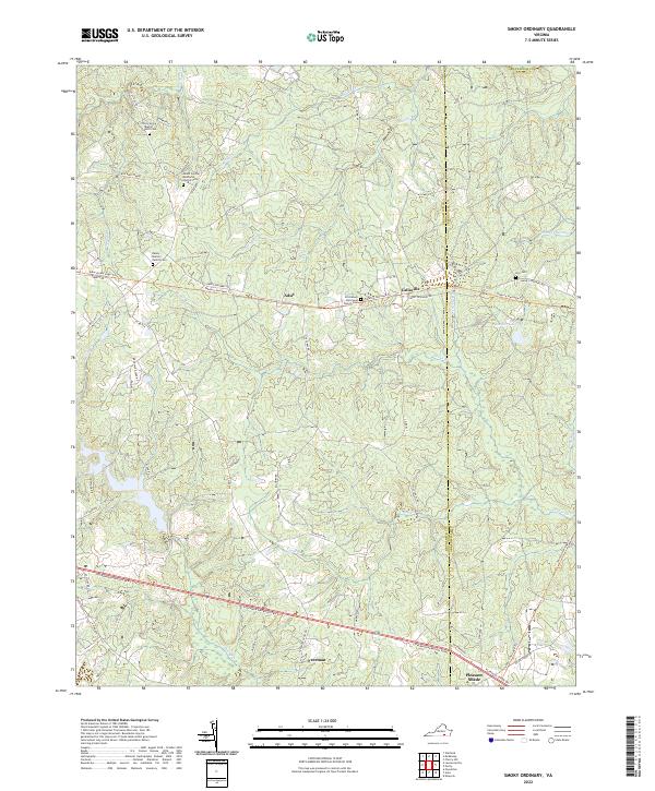 USGS Topographic Map – Smoky Ordinary