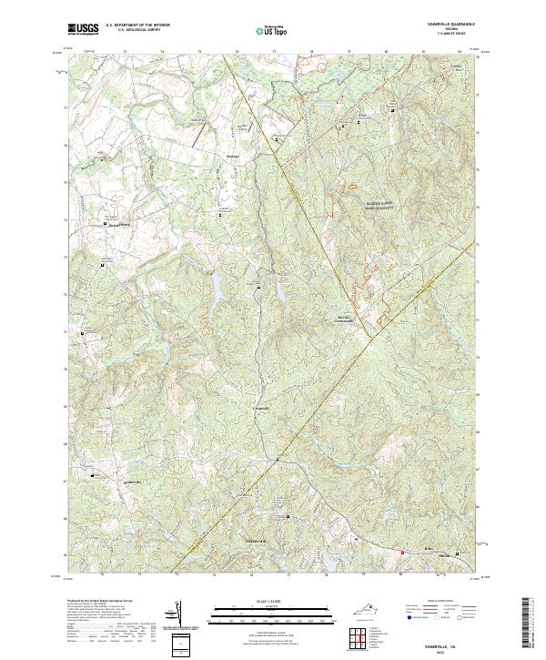 USGS Topographic Map – Somerville