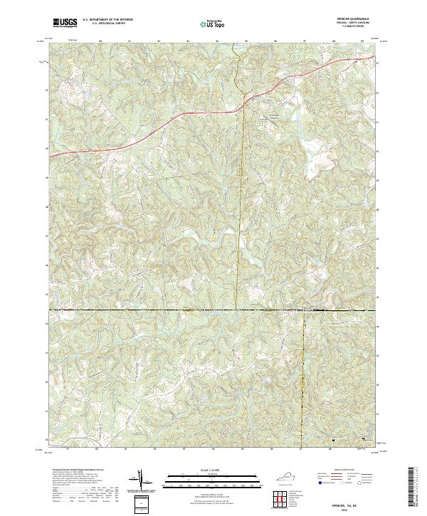 USGS Topographic Map – Spencer