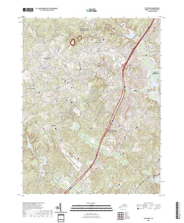 USGS Topographic Map – Stafford
