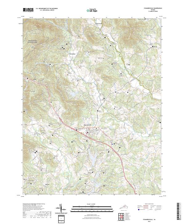 USGS Topographic Map – Stanardsville