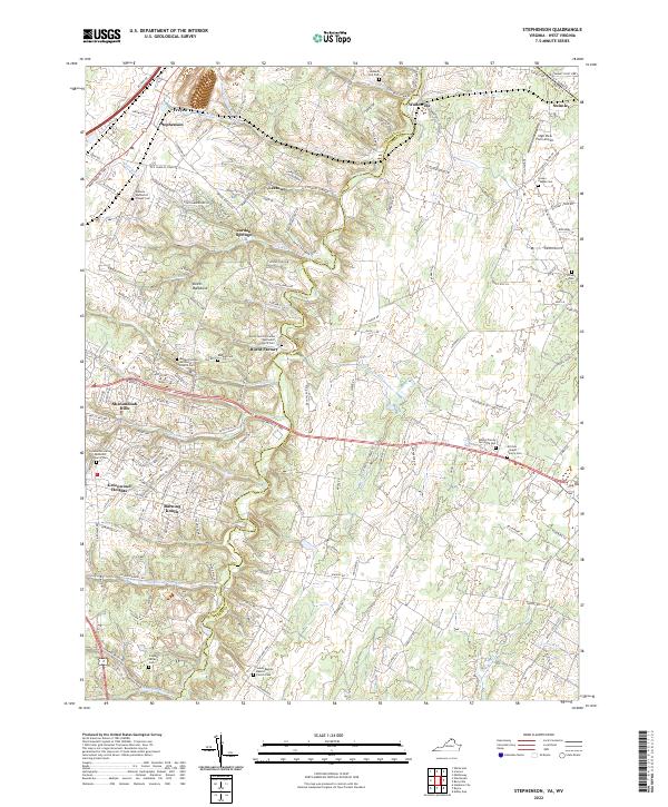 USGS Topographic Map – Stephenson