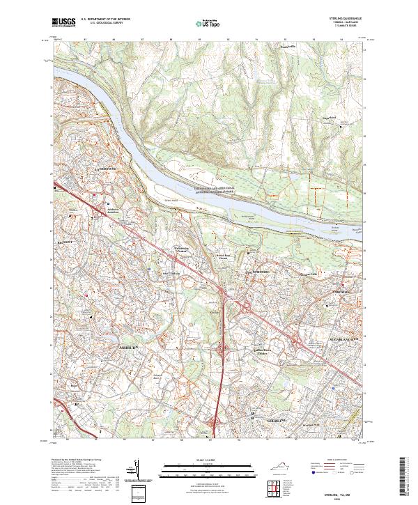 USGS Topographic Map – Sterling