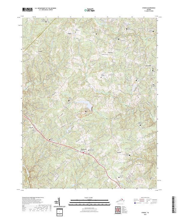 USGS Topographic Map – Storck