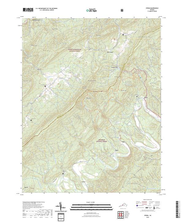 USGS Topographic Map – Strom