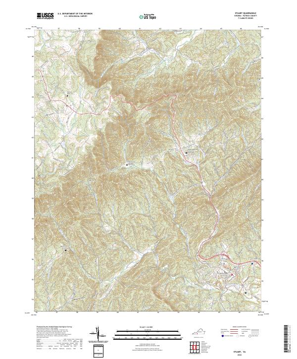 USGS Topographic Map – Stuart