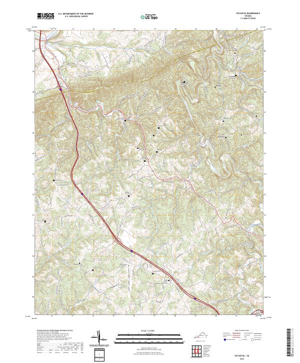 USGS Topographic Map – Sylvatus