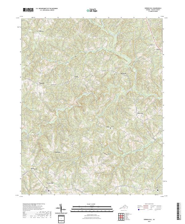 USGS Topographic Map – Vernon Hill