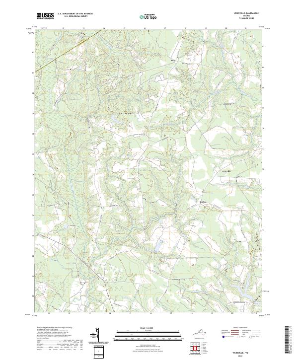 USGS Topographic Map – Vicksville