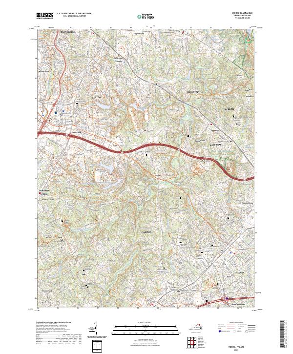 USGS Topographic Map – Vienna