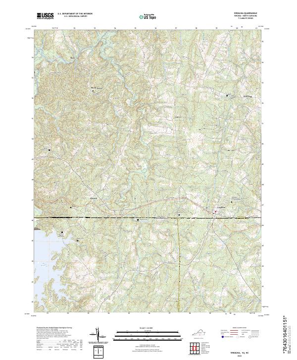 USGS Topographic Map – Virgilina