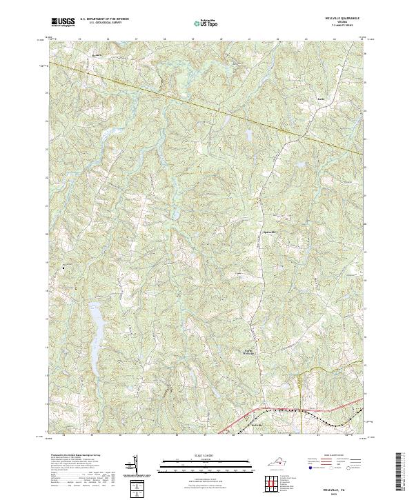 USGS Topographic Map – Wellville