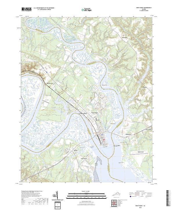 USGS Topographic Map – West Point