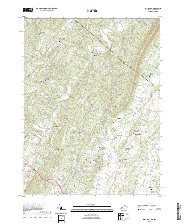 USGS Topographic Map – White Hall