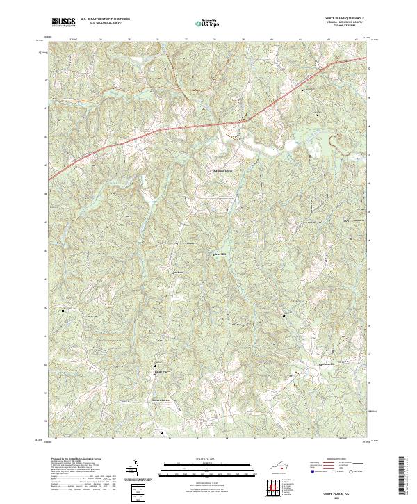 USGS Topographic Map – White Plains