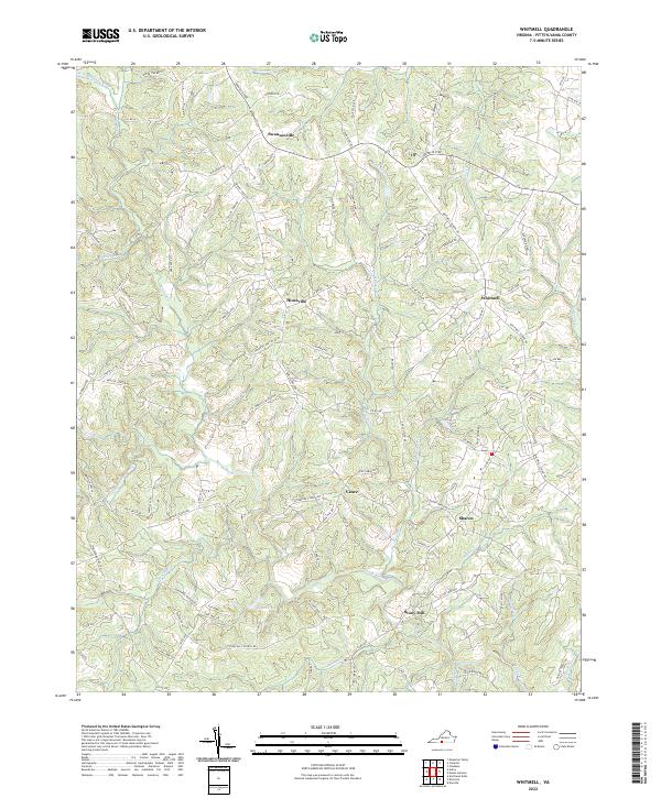 USGS Topographic Map – Whitmell