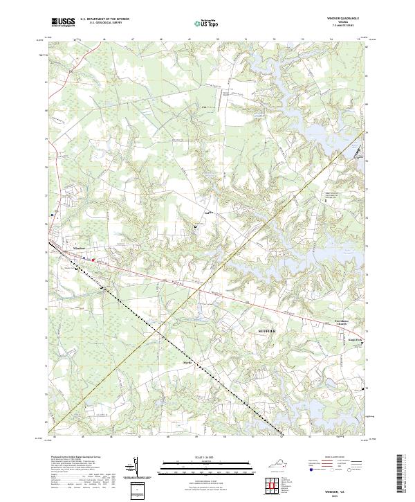 USGS Topographic Map – Windsor