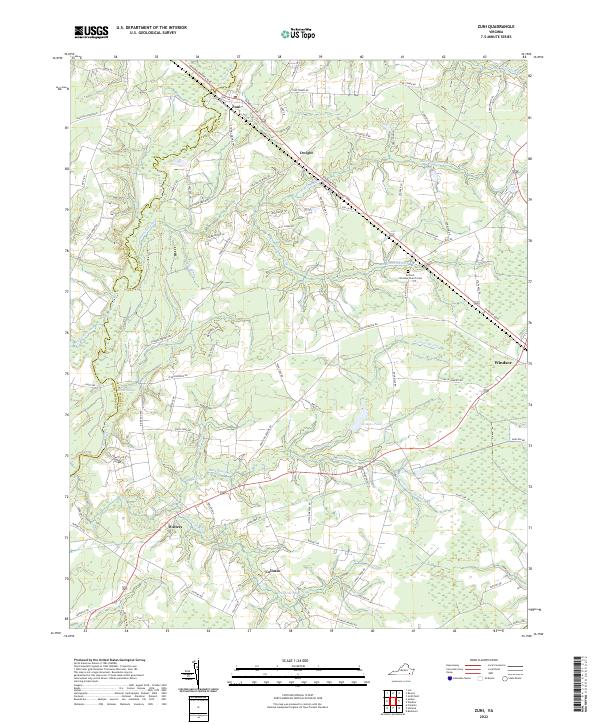 USGS Topographic Map – Zuni