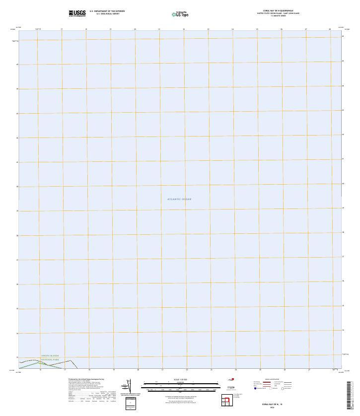 2024 Map of Coral Bay OE N, 2024 Print