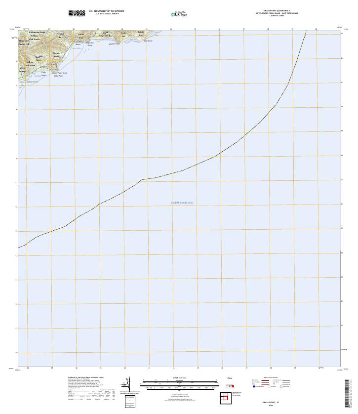 2024 Map of Grass Point, 2024 Print