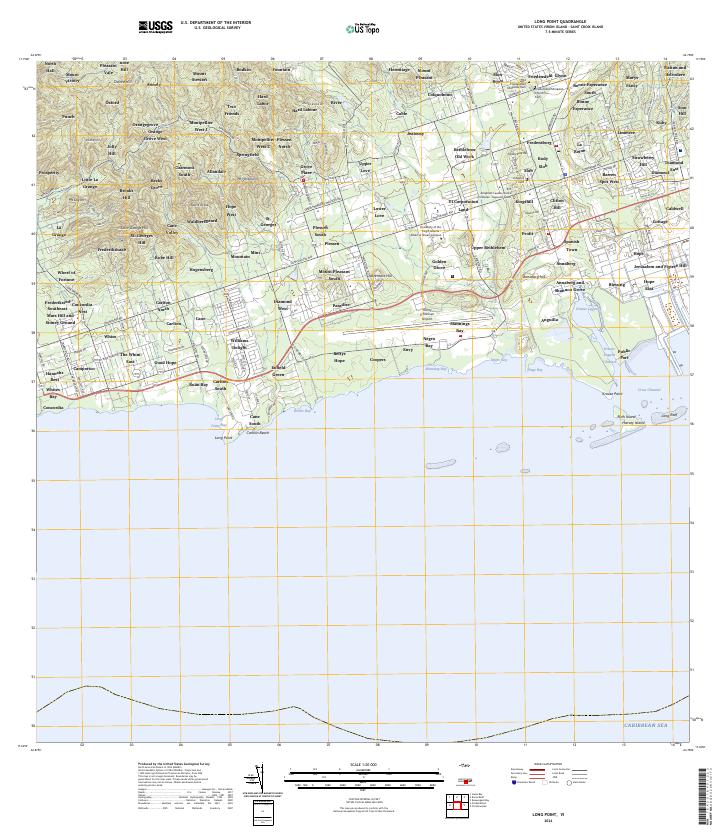 2024 Map of Long Point, 2024 Print