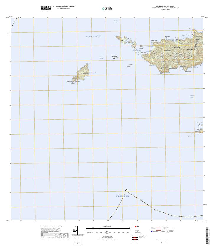 2024 Map of Savana Passage, 2024 Print