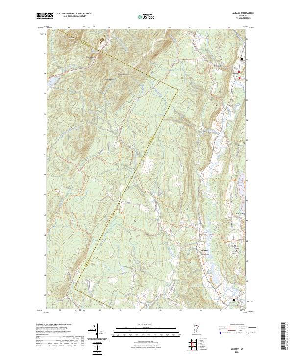 USGS Topographic Map – Albany